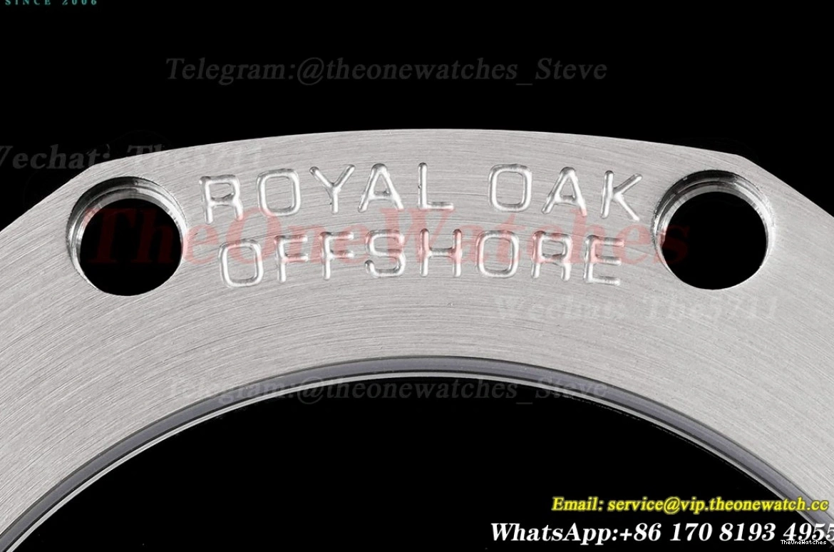 APF Brown Oak SS 43mm Offshore Black Royal RU Chrono A7750 0402